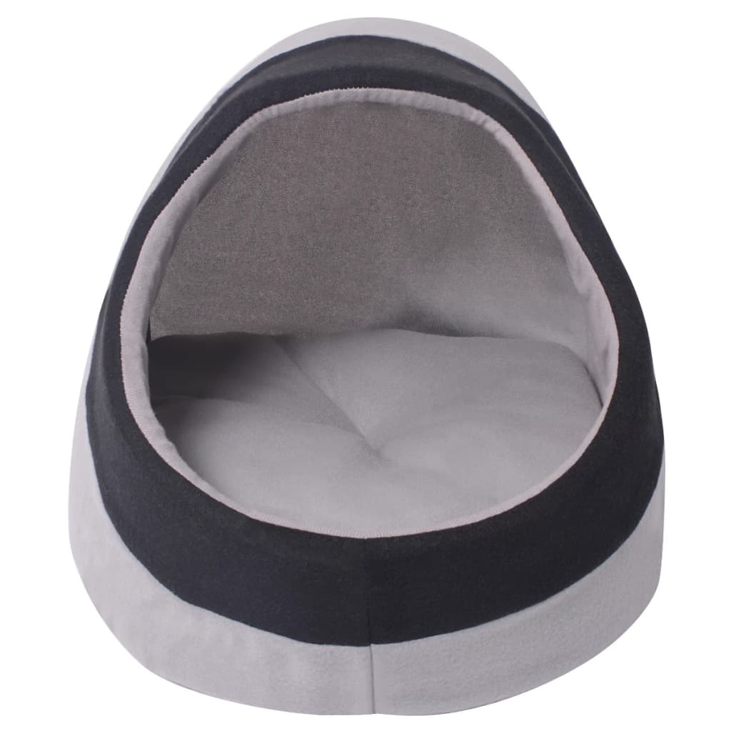 Vidaxl kattenmand m grijs en zwart
