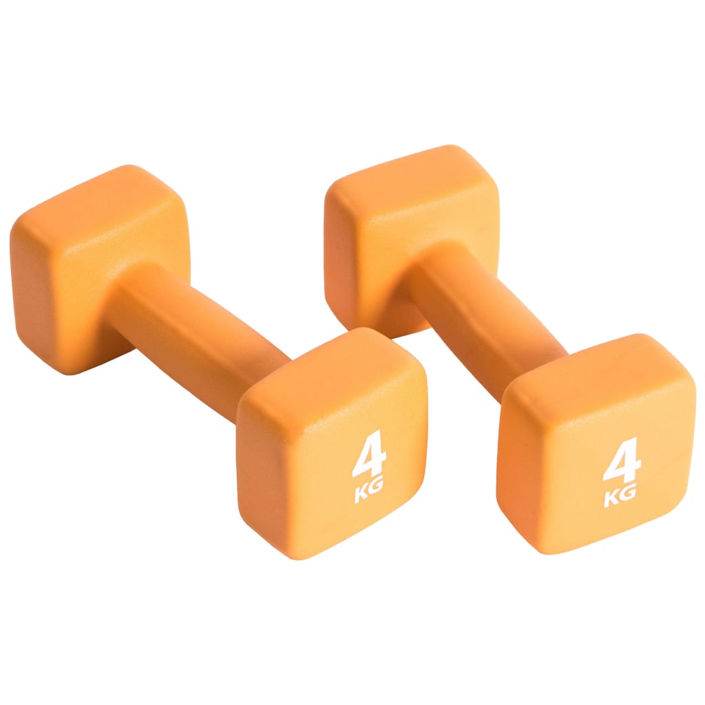 Pure2Improve Pure2Improve Halterset 2x4 kg neopreen oranje
