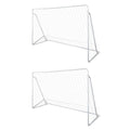 Vidaxl voetbalgoals 2 st 240x90x150 cm staal