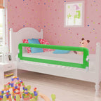 Vidaxl kinderbedhekjes 2 st 150x42 cm groen