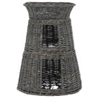 Vidaxl 3-delige kattenmandenset met kussens 47x34x60 cm wilgen