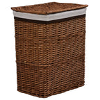 Vidaxl wasmand wilgen bruin