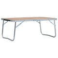 VidaXL Campingtafel inklapbaar 60x40 cm aluminium bruin