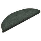Vidaxl trapmatten zelfklevend 15 stuks 56x17x3 cm groen halfrond