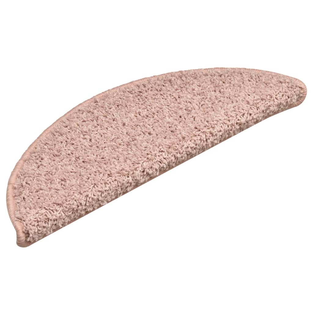 Vidaxl trapmatten 15 st 56x17x3 cm lichtroze