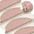 Vidaxl trapmatten 15 st 56x17x3 cm lichtroze