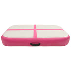 Vidaxl gymnastiekmat met pomp opblaasbaar 60x100x20 cm pvc roze