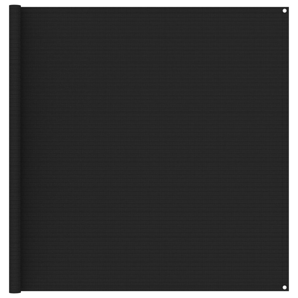 Vidaxl tenttapijt 250x200 cm zwart
