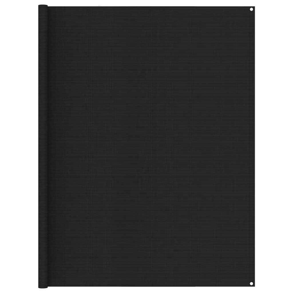 Vidaxl tenttapijt 250x300 cm zwart