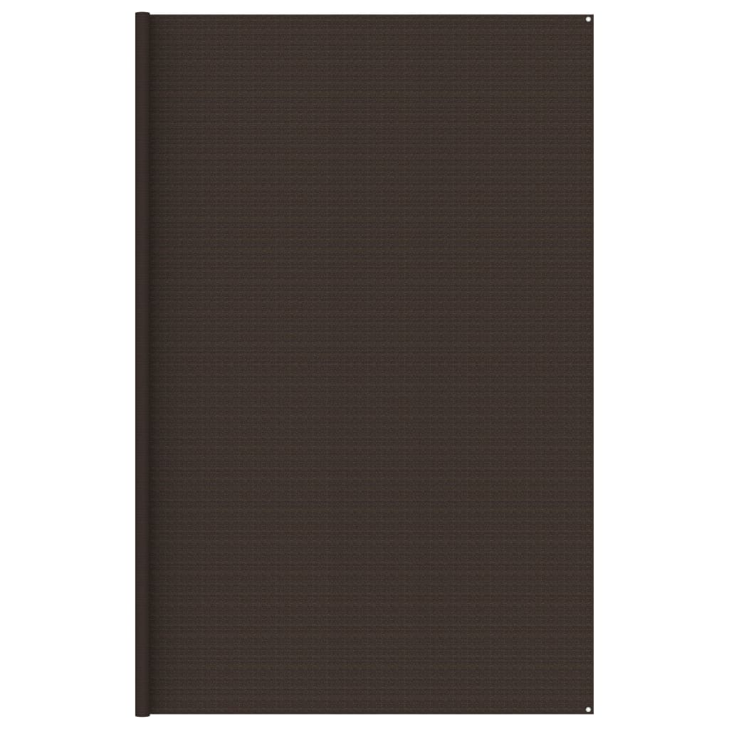Vidaxl tenttapijt 400x400 cm bruin