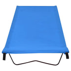 VidaXL Campingbed 180x60x19 cm oxford stof en staal blauw