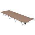VidaXL Campingbed 180x60x19 cm oxford stof en staal taupe