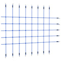 Vidaxl klimnet 200x150 cm blauw