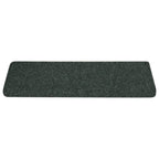 Vidaxl trapmatten zelfklevend 15 stuks 65x21x4 cm groen rechthoekige rand