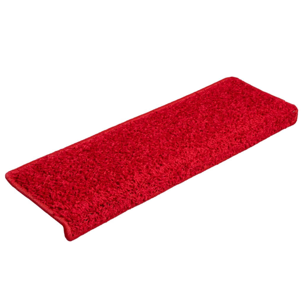 VidaXL Trapmatten 5 st 65x21x4 cm rood