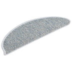 Vidaxl trapmatten zelfklevend 15 st sisal-look 65x21x4 cm blauw