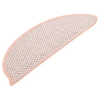 Vidaxl trapmatten zelfklevend 15 st sisal-look 65x21x4 cm roze