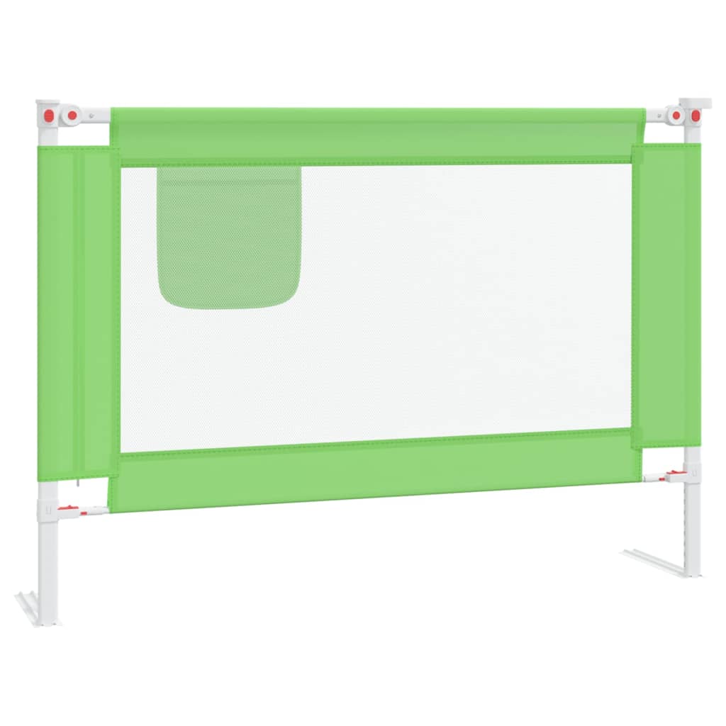 Vidaxl bedhekje peuter 90x25 cm stof groen