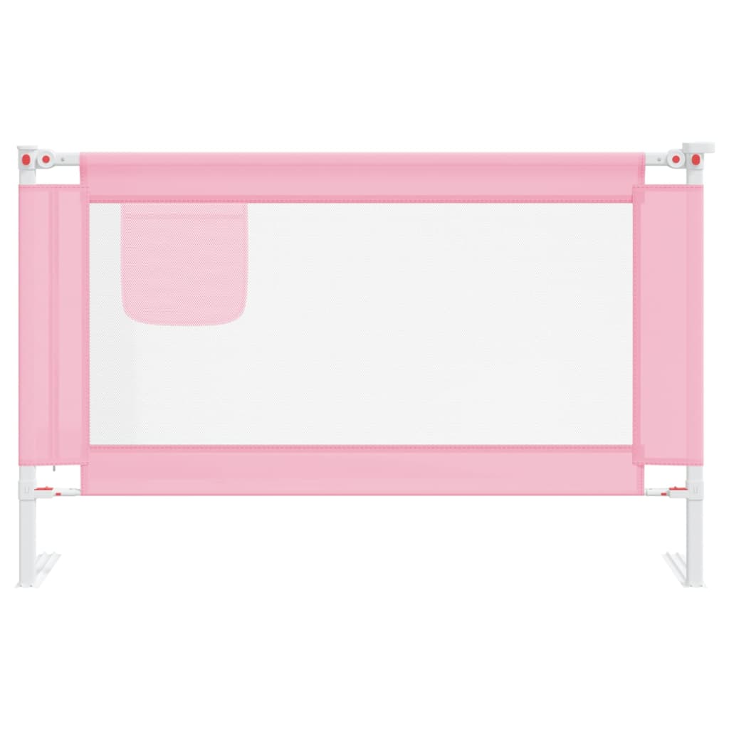 Vidaxl bedhekje peuter 120x25 cm stof roze