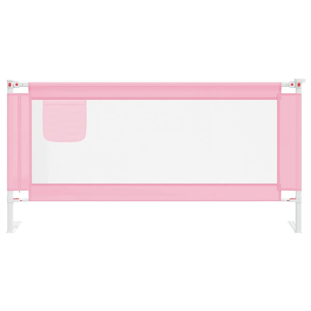Vidaxl bedhekje peuter 180x25 cm stof roze