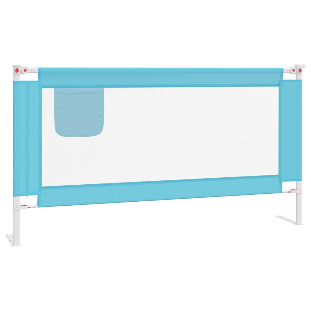 Vidaxl bedhekje peuter 160x25 cm stof blauw