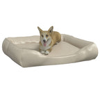 VidaXL Hondenmand 105x80x25 cm kunstleer beige