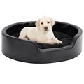 Vidaxl hondenmand 69x59x19 cm pluche en kunstleer zwart