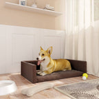 VidaXL Autohondenmand linnen-look 70x45 cm bruin