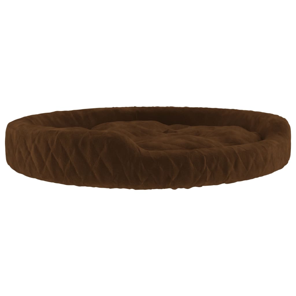 VidaXL Hondenmand 110x90x23 cm pluche bruin