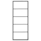 Vidaxl handdoekenrek 45x10x115 cm staal zwart