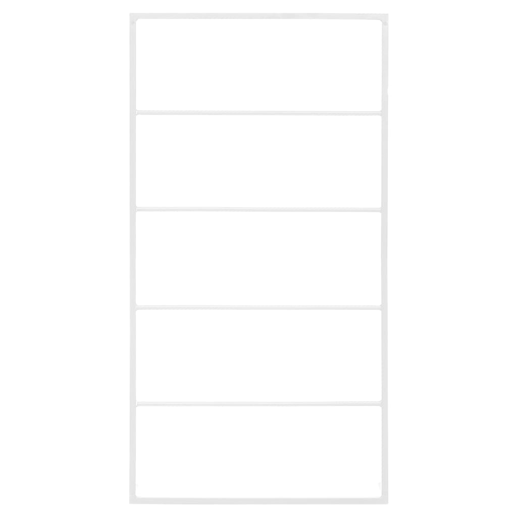 Vidaxl handdoekenrek wit 60x10x116 cm staal