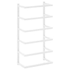 Vidaxl handdoekenrek 24x12x48 cm staal wit