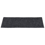 Vidaxl trapmatten zelfklevend 15 stuks 60x25 cm zwart rechthoekig