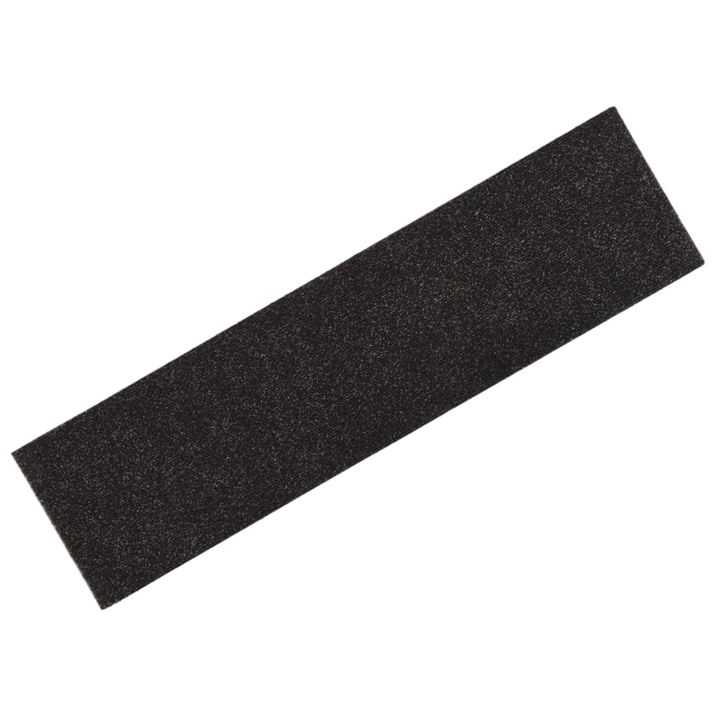 Vidaxl trapmatten zelfklevend 15 stuks 76x20 cm bruin rechthoekig