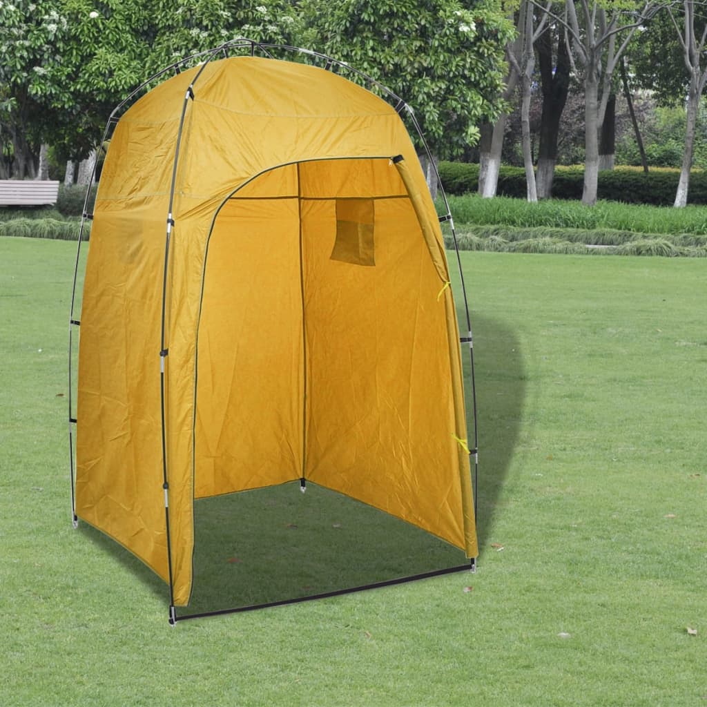VidaXL Kampeertoilet met tent draagbaar 10 + 10 L
