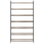VidaXL Schoenenrek 65x24x117 cm bewerkt hout grijs