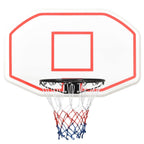 Vidaxl basketbalbord 109x71x3 cm polyetheen wit