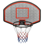 Vidaxl basketbalbord 90x60x2 cm polyetheen zwart