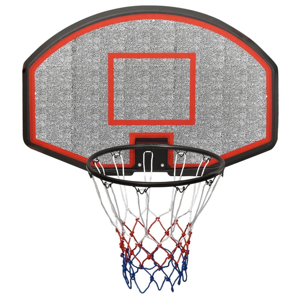 Vidaxl basketbalbord 90x60x2 cm polyetheen zwart
