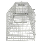 Vidaxl dierenval 64,5x25x26,5 cm gegalvaniseerd ijzer