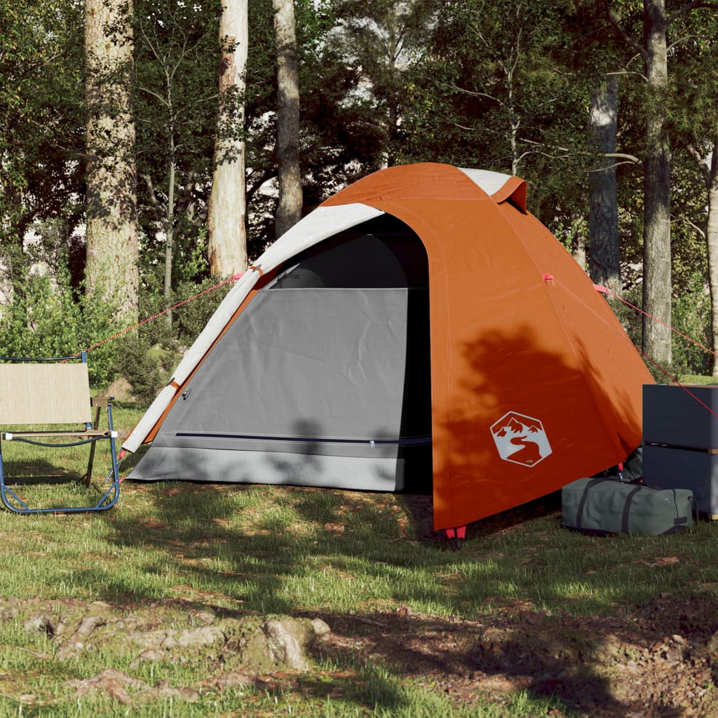 Vidaxl koepeltent 3-persoons waterdicht oranje