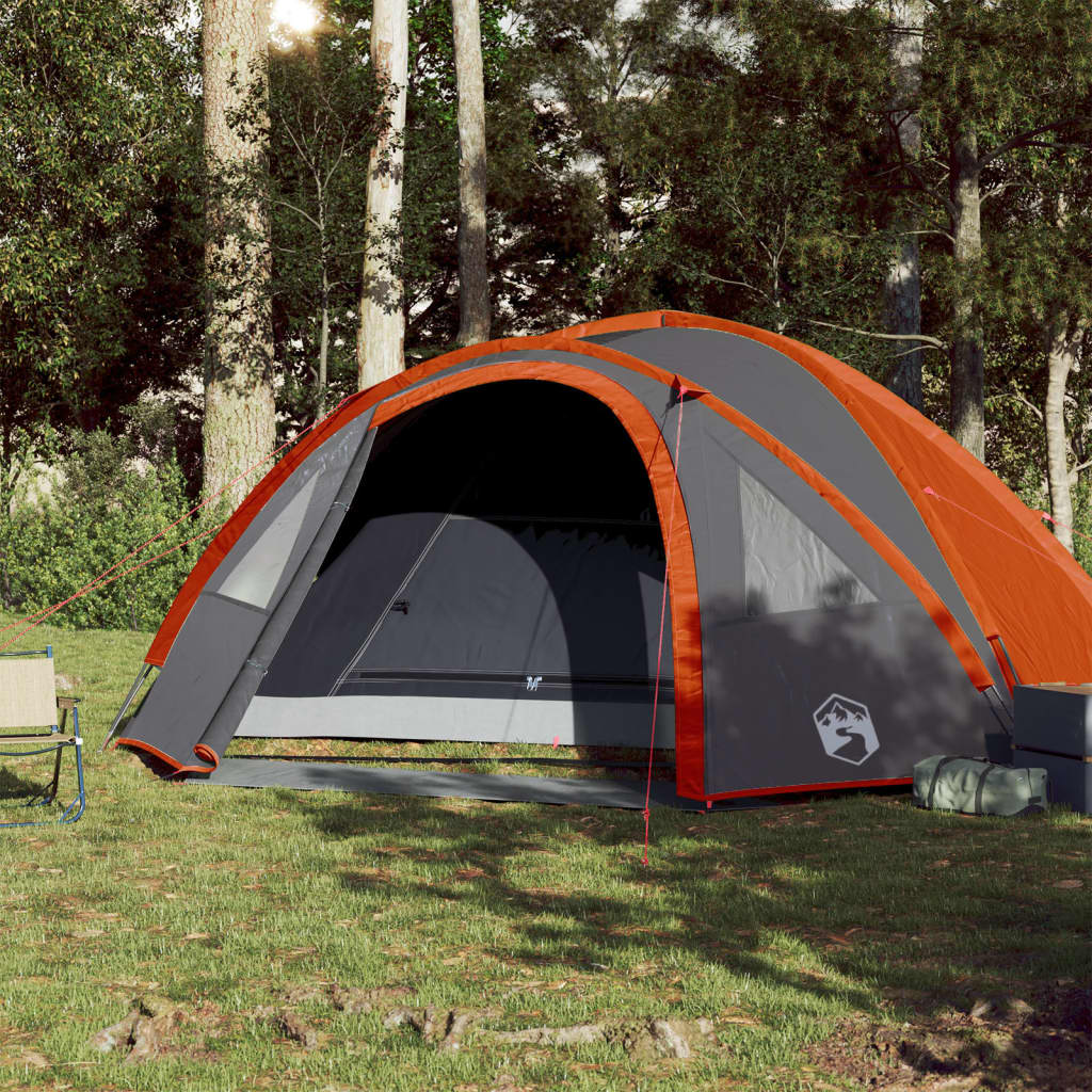 Vidaxl koepeltent 4-persoons waterdicht oranje