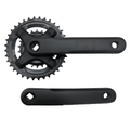 Samox crankset 170 mm dual 36-22t 9 speed mat zwart - 4 mm