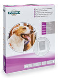 Petsafe hondenluik large wit transparant