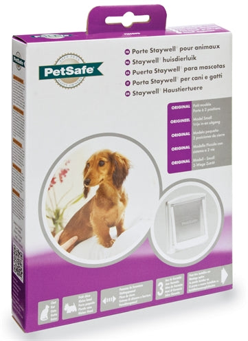 Petsafe kattenluik small wit transparant