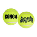 Kong Squeakair tennisbal geel met piep