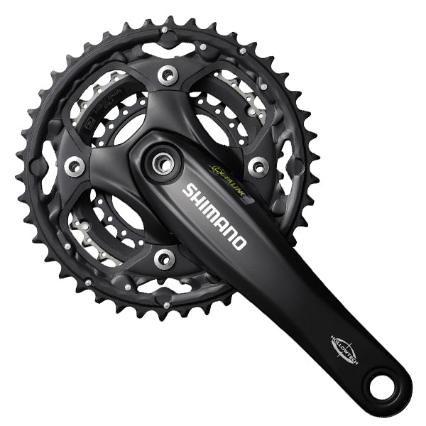 Shimano fc-m522 octalink crankset 10-speed 42-32-22 +2 mm / 175 mm