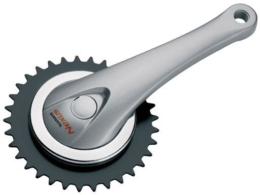 Shimano Nexus fc-nx60 crankset 33 tands zilver 170 mm