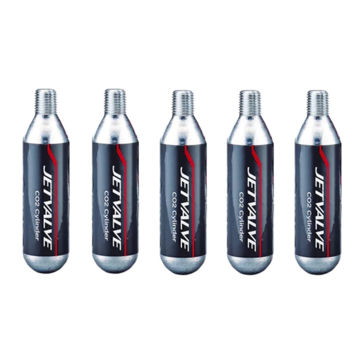 Weldtite jetvalve co2 cilinders, 5 stuks