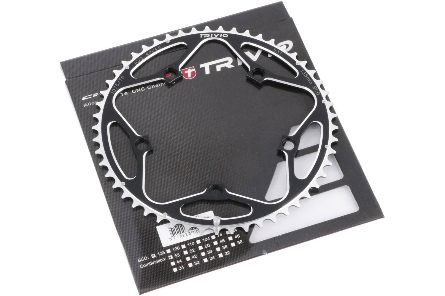 Trivio - race kettingblad 53t. 135bcd